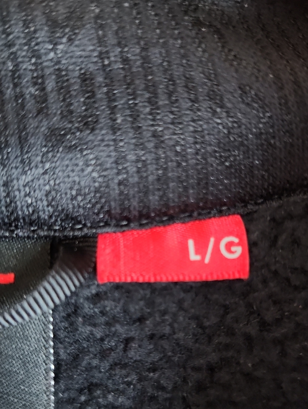 Spyder Size Large  Black Full-Zip Sweater Jacket with Logo - Picture 7 of 12